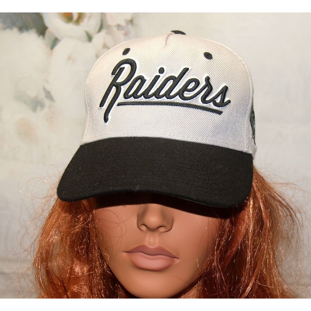 New Era NFL Las Vegas/Oakland Raiders Cap Youth Black Team Apparel Hat Snap-Back